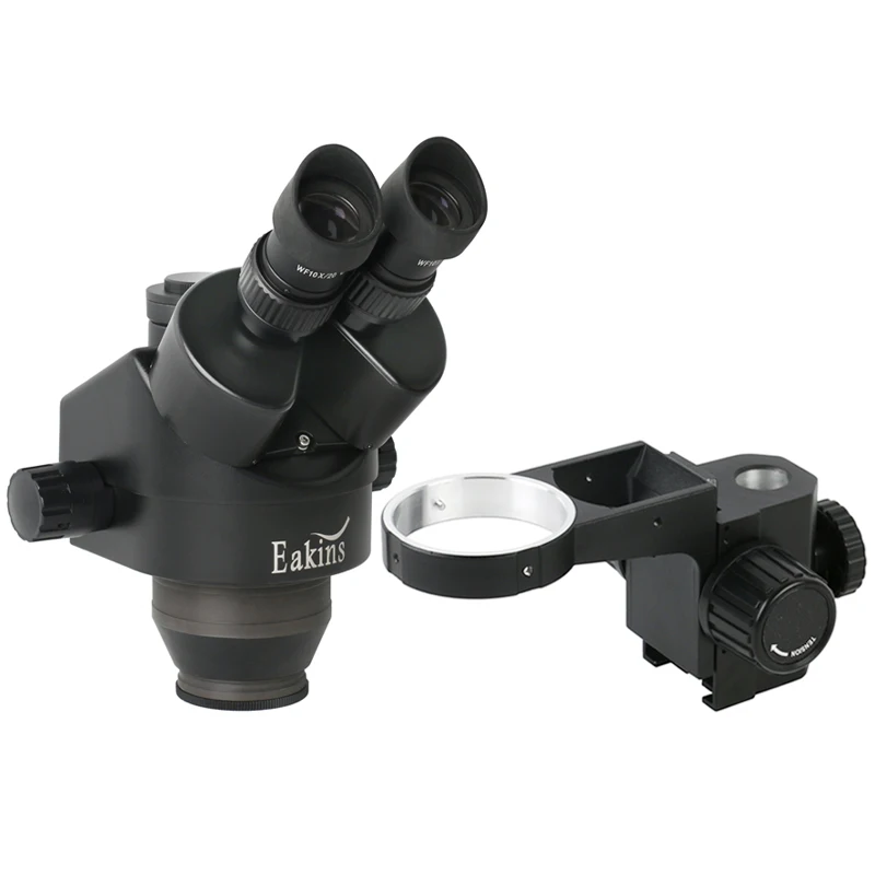 7X-45X Simul-Focus Parfocal Co - Trinocular Stereo Microscope 7X-45X ulasan dan harga