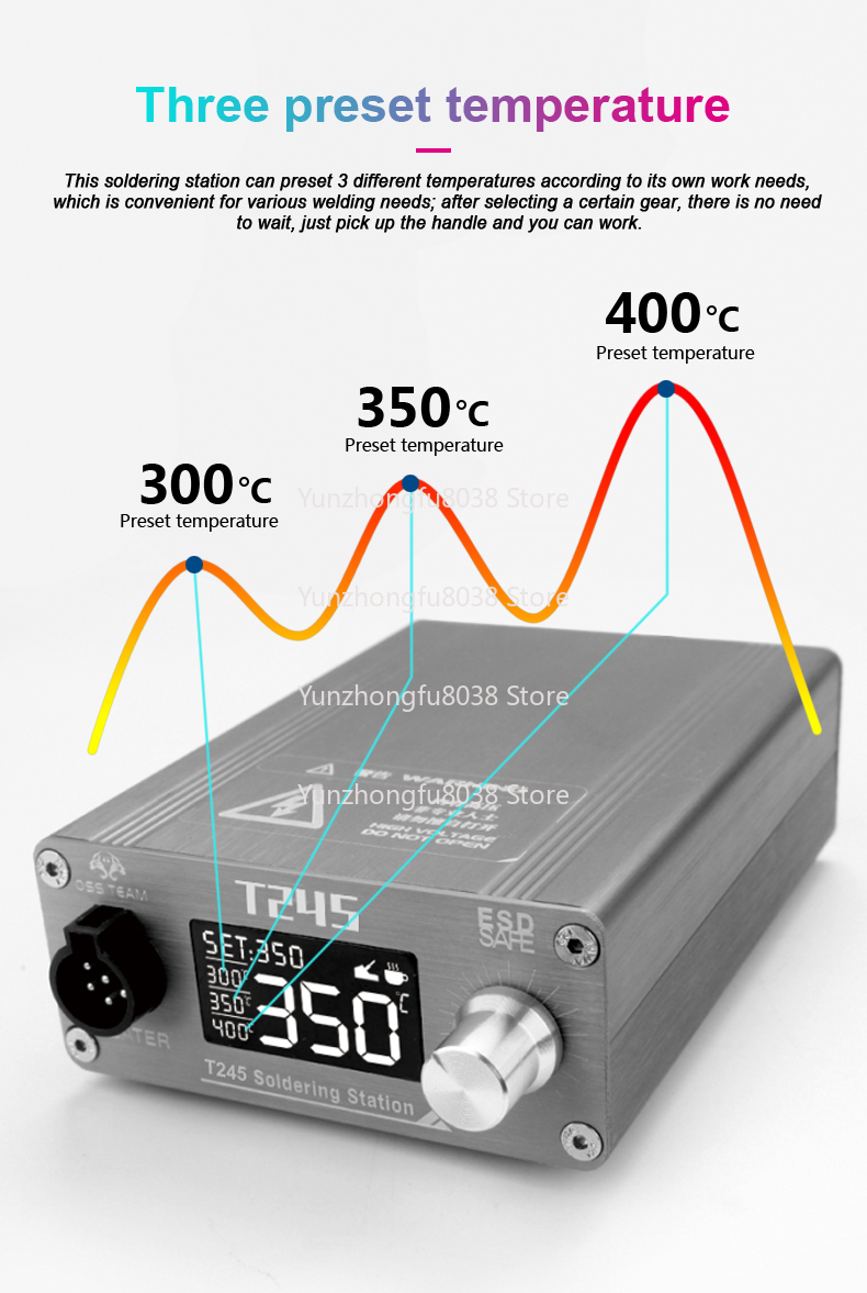 T245 Welding Station 130W 3s H - C245 Soldering Station 130W ulasan dan harga