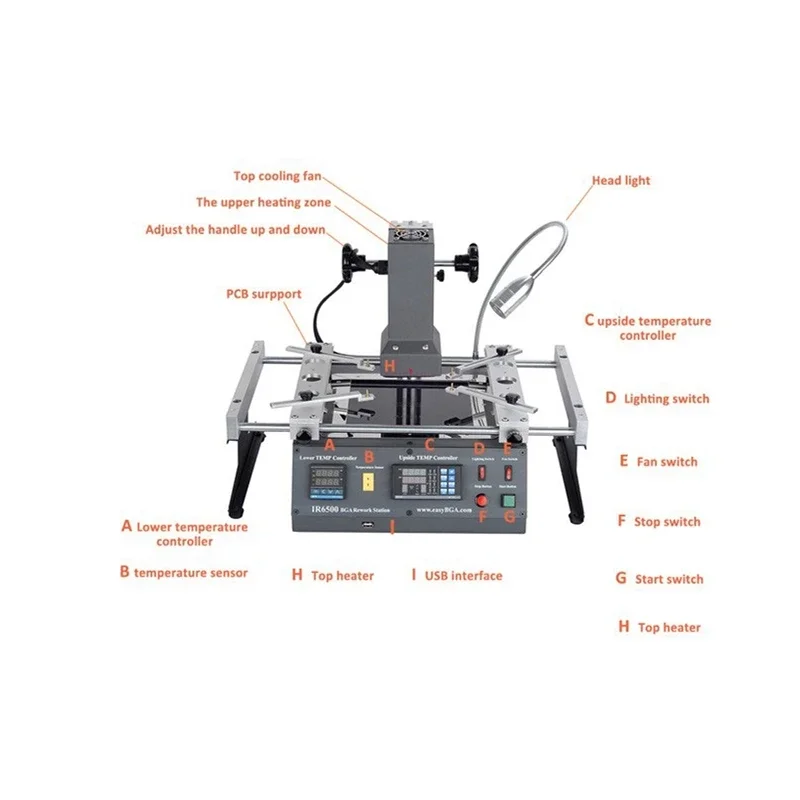 Achi Ir 6500 V2 Infrared Bga S - Infrared Bga Rework Station ulasan dan harga