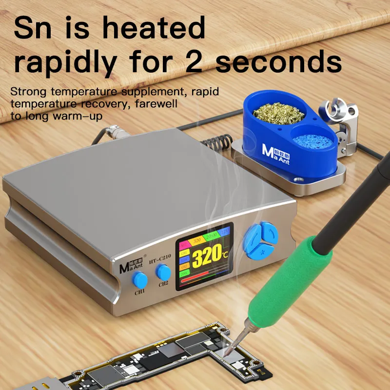 MaAnt HT-C210 Precision Solder - C210 Precision Soldering Station ulasan dan harga