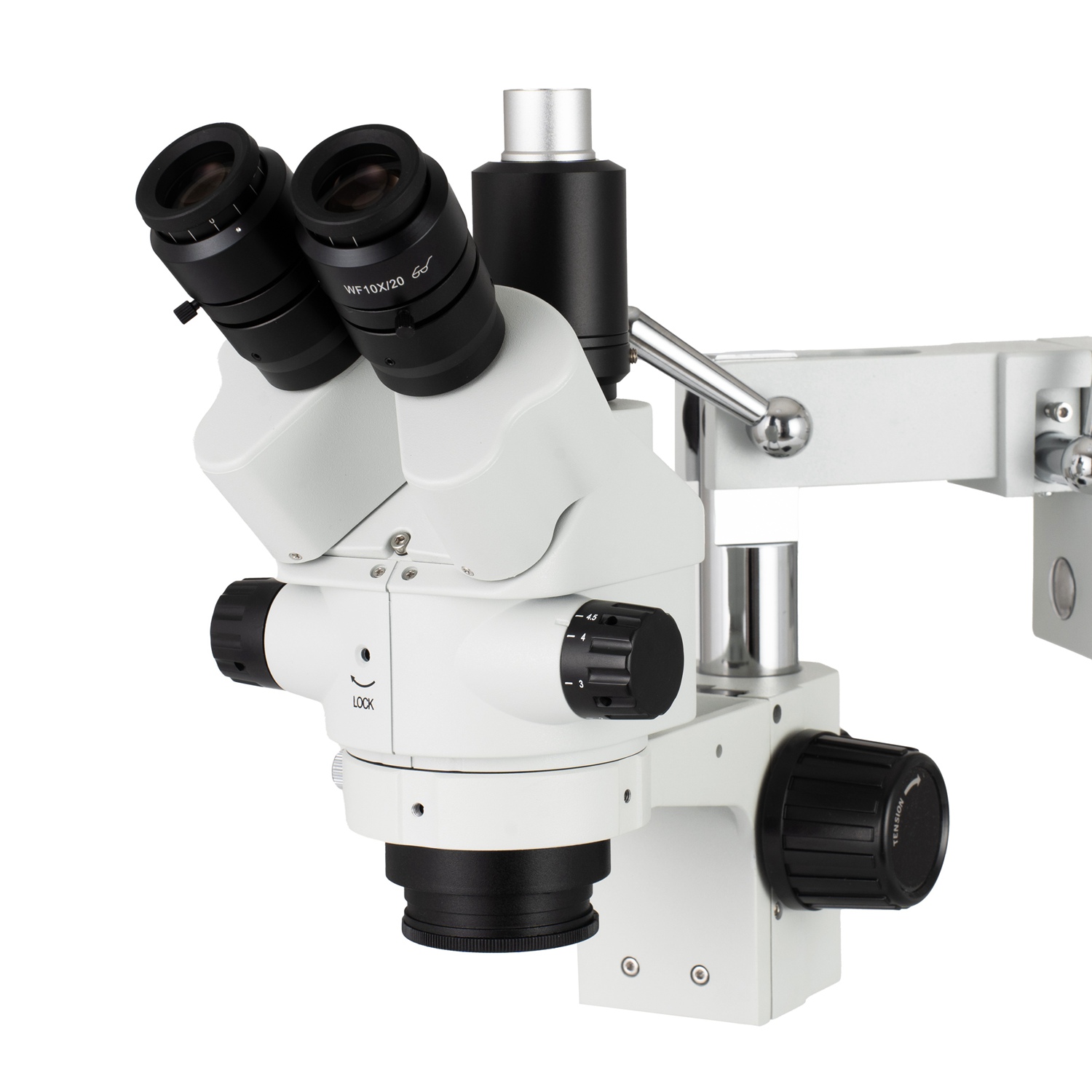 AmScope 7X-45X Magnification S - Trinocular Stereo Microscope 7X-45X ulasan dan harga