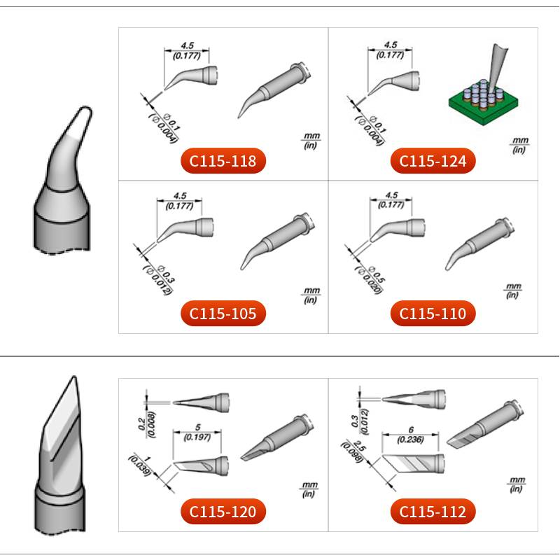 Original JBC C115 Cartridges S - C115 Nano Soldering Iron Station ulasan dan harga