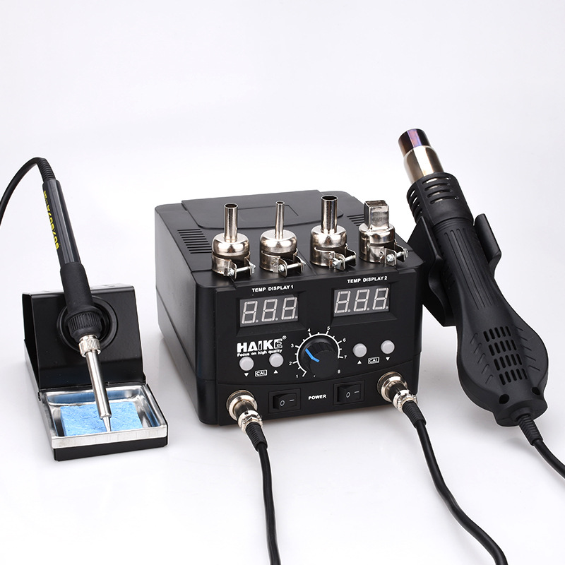 2 IN 1 750W Led Digital Solder - 2 In 1 Soldering Rework Station 750W ulasan dan harga