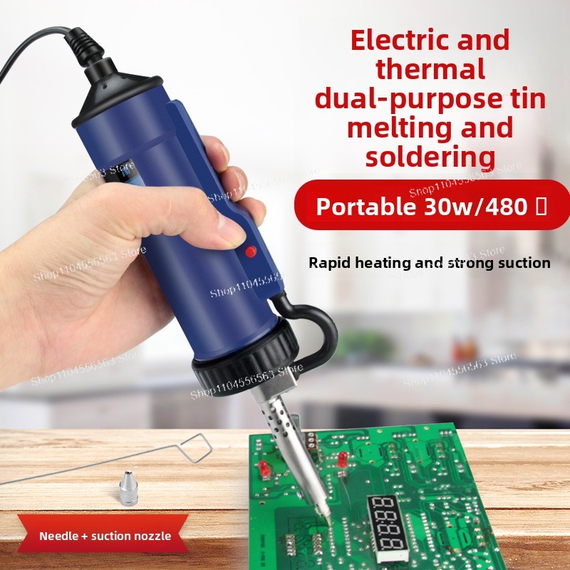 Electric Desoldering Gun with  - Desoldering Pump Electric Vacuum Station ulasan dan harga