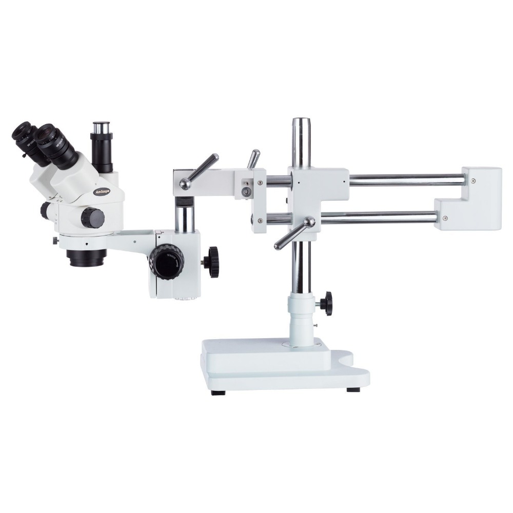 AmScope SM-4 Series Simul-Foca - Trinocular Stereo Microscope 7X-45X ulasan dan harga