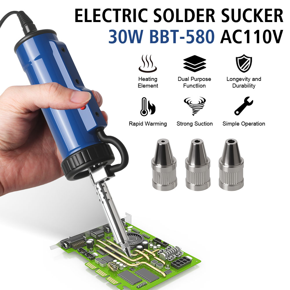 Vacuum Soldering Electric Sold - Desoldering Pump Electric Vacuum Station ulasan dan harga