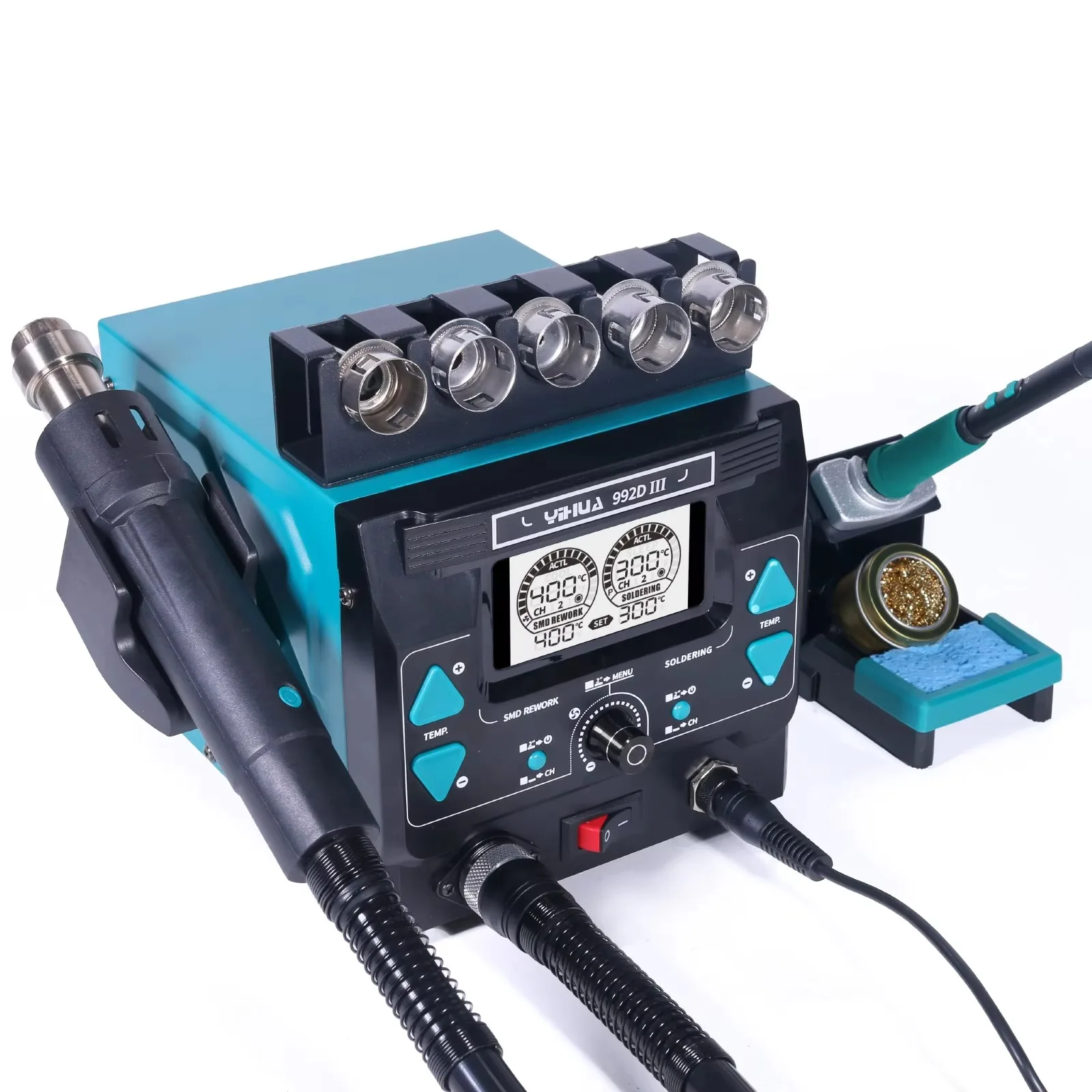 YIHUA992D-III 1000W High Power - C210 Precision Soldering Station ulasan dan harga