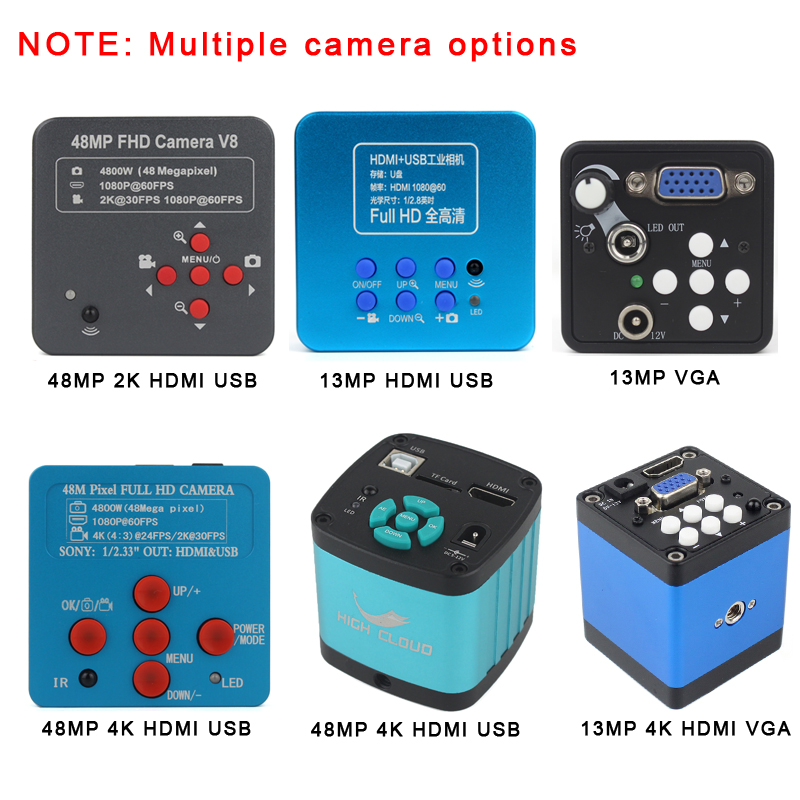 Phone PCB Soldering Repair Lab - Simul-Focal Industrial Microscope 4K Hdmi ulasan dan harga