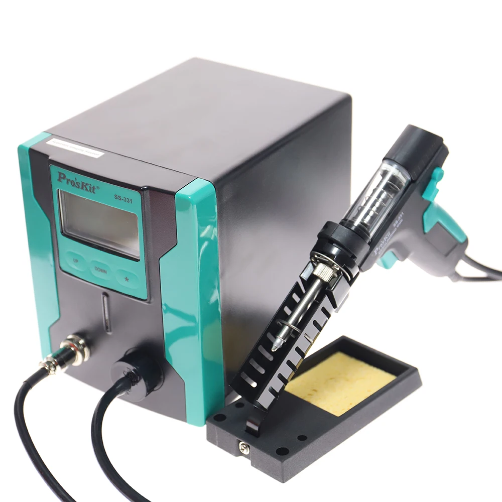 SS-331 LCD Digital Electric De - Desoldering Pump Electric Vacuum Station ulasan dan harga