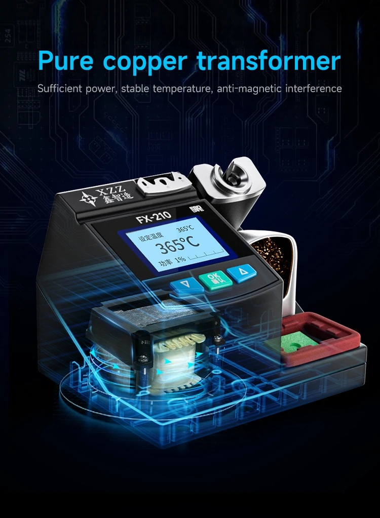 XZZ FX-210 Super Precision Sol - C210 Precision Soldering Station ulasan dan harga