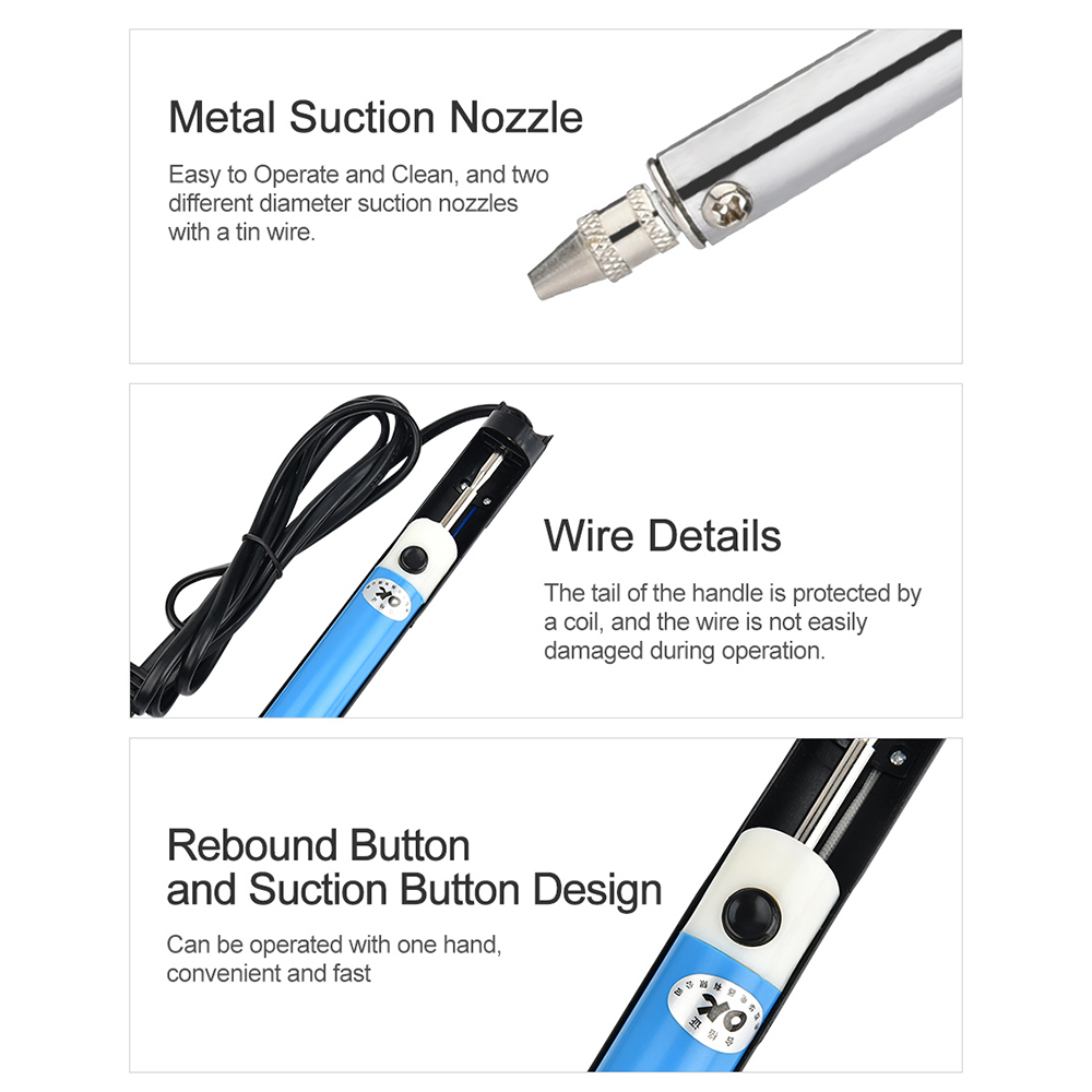 AC US 110V /EU 220V Electric T - Desoldering Pump Electric Vacuum Station ulasan dan harga