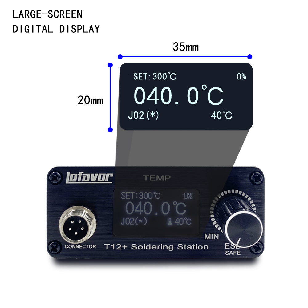 T12+ Soldering Station Solderi - T12 Soldering Station Oled ulasan dan harga